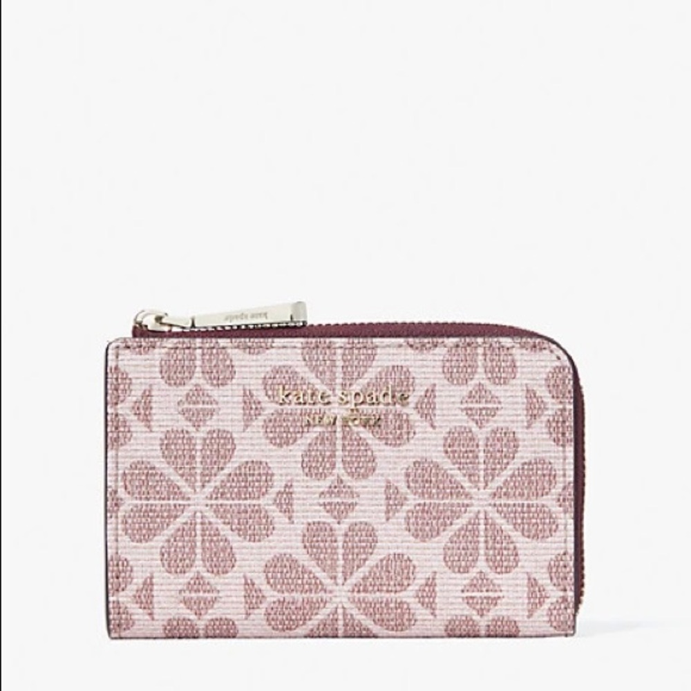 Kate Spade Spade Flower Coated Canvas Key Pouch NWT